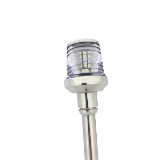 Allpa Led Navigations Stablaterne, 12v, 360°, Mit Abnehmbarem Niro Fuß