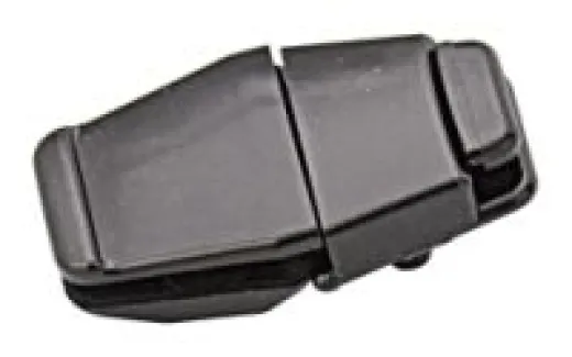 Mini-Steckschnalle KS schwarz 20mm