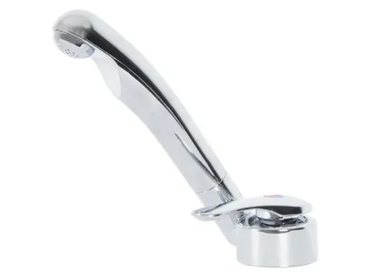 Mischarmatur Keramik Samba (Chrom, 230 g, 4A, 6 bar, Schlauchdurchführung, 40 mm, 39 mm)