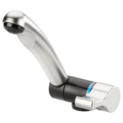 Mono-Mix Style 2005 (matt chrom/anthrazit, 180 g, 4A, 3 bar, Schlauchdurchführung, 40 mm, 27 mm)