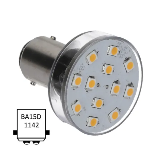 NauticLed Ba15D-R12-WW