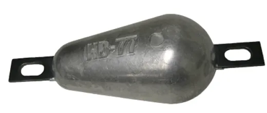 Navalloy Commercial Hull Anode; 1.5kg Hull Anode