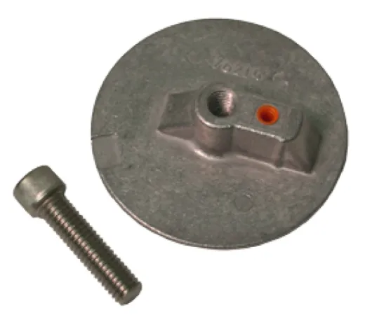 Navalloy Mercury Anode; Trim Tab Anode Flat
