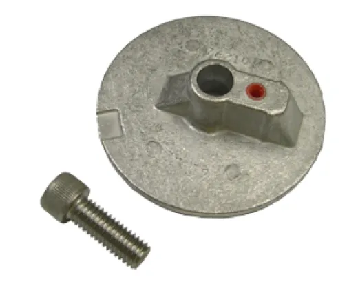 Navalloy Mercury Anode; Trim Tab Anode Flat (No Thread)