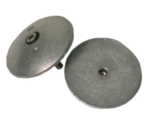 Navalloy Rudder/Trim Tab Anode; 48mm Rudder Trim Tab Double