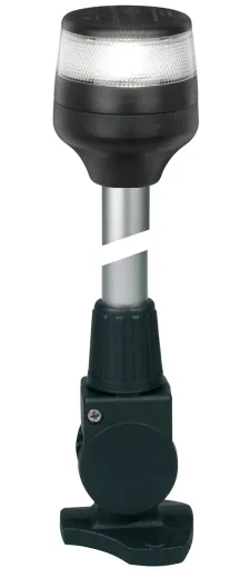 NaviLED weiß 360° Stab klappbar 24" schwarz