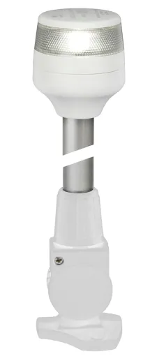 NaviLED weiß 360° Stab klappbar 8 schwarz