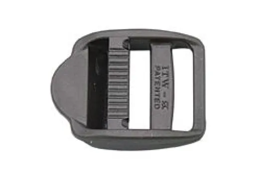 Nexus-Leiterschnalle schwarz für 20mm Gurt 10er VP