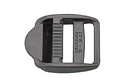 Nexus-Leiterschnalle schwarz für 25mm Gurt 10er VP