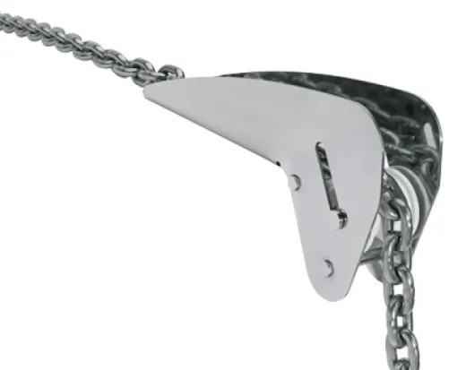 Niro Ankerbugrolle, L=540mm, B=90, H=252mm (Festes Modell Mit Beweglicher Rolle, Bis 25kg)