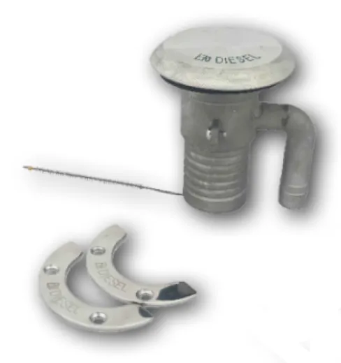 Niro Deckeinfüllstütze Diesel Mit Entlüftung; Anschluss 38mm