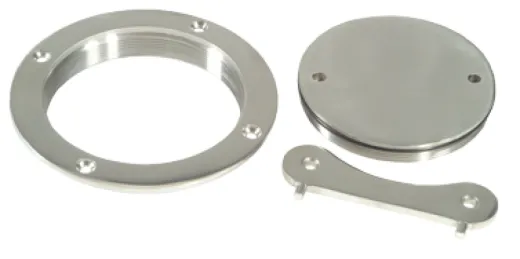 Niro Deckplatte 4 (102mm) Inkl. Schlüssel