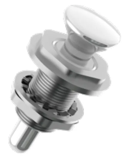 Niro Druckschnapper Für Aufwärts Scharnierende Deckel, A=9,5, B=56,5mm, C=28mm, D=13mm