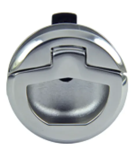 Niro Einlaßgriff Mit Drehverschluß, A=9-22mm, B=19-25mm, C=54mm, D=45mm