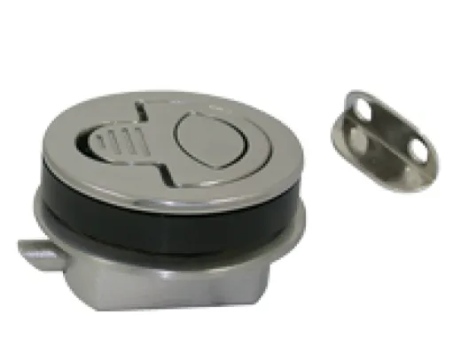 Niro Einlaßgriff Mit Drehverschluß Und Nylon Gehäuse, Wasserdicht, A=4-13mm, B=25mm, C=61mm, D=50mm