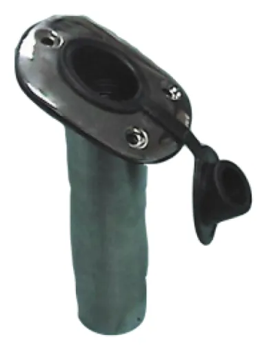 Niro Gegossener Einbau-Angelrutenhalter mit Wasserdichter Büchse, 30°, L=240mm, Max. Ø40mm