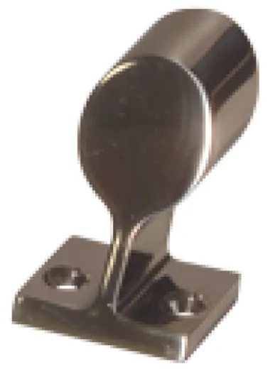 Niro Handlauf-Endstück 60°, Ø22,25mm, H=37mm