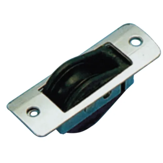 Niro Mastrollenkasten, Ø28, Arbeitslast=400kg