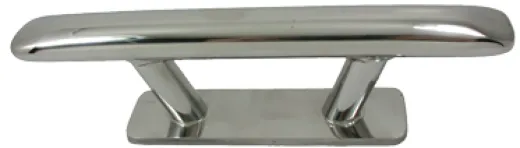 Niro Ovale Klampe, Bolzenmontage (Ø10mm), A=200mm, B=34mm, C=120mm, D=55mm, E=67mm, F=34mm