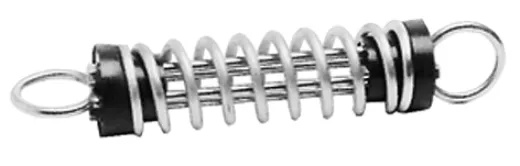 Niro Ruckdämpfer Heavy Duty Mit Kunststoff-Endkappen, Ø5mm, L=300mm (Boot Max. 6m/1000kg)