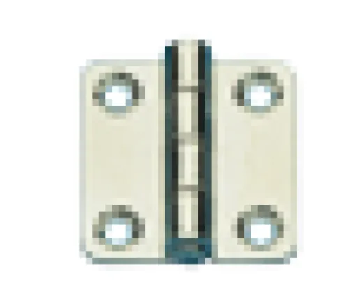 Niro Scharnier, 36x37mm, Ø4mm