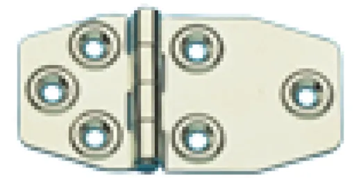 Niro Scharnier, 85x45mm, Ø5mm