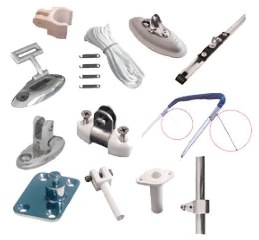 Niro Scharnier Für Montage Auf Railing, Ø30mm