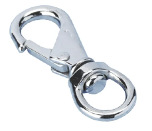 Niro Schnapphaken Wirbelend, Ø19mm, L=94mm