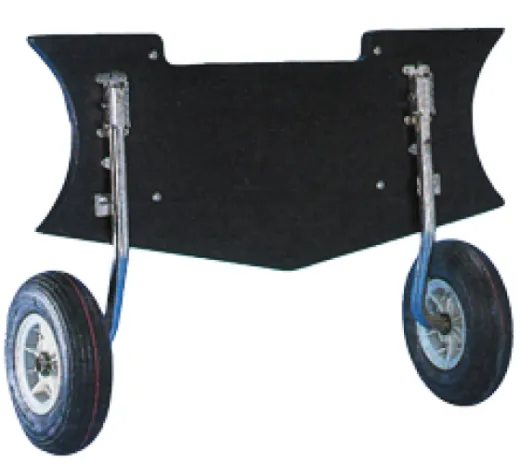 Niro Transporträdersatz Für Boote Mit Verlängerten Flapsböden (Z.b. Honda), Max. 100kg (Klappbar)