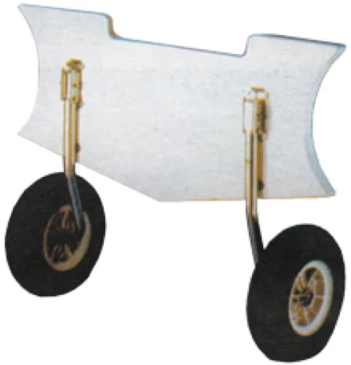 Niro Transporträdersatz Für Schlauchboot, Max. 150kg (Nicht Klappbar)