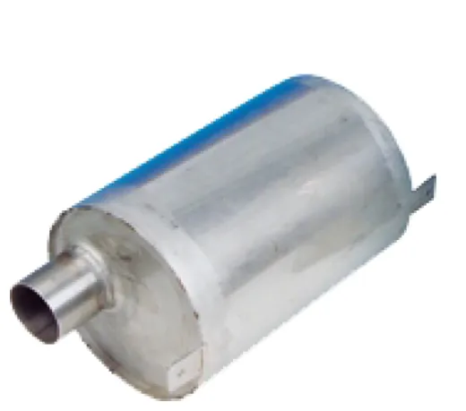 Niro Wassersammler, Horizontal, Schlauchanschluß Ø50mm, L=230mm, Ø160mm