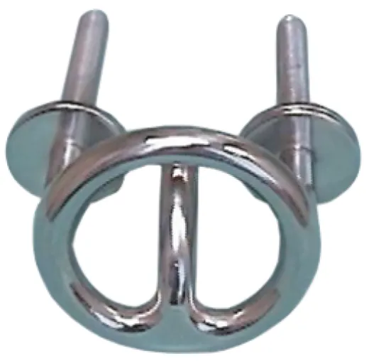 Niro Wasserskihaken, Materialstärke Ø12mm, Gewinde M10