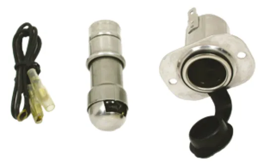 Niro Zigarettenanzünder Mit Beleuchtung, Stecker, Anzünder Und Kabeln, Ingnition 15a, Solenoid 30a