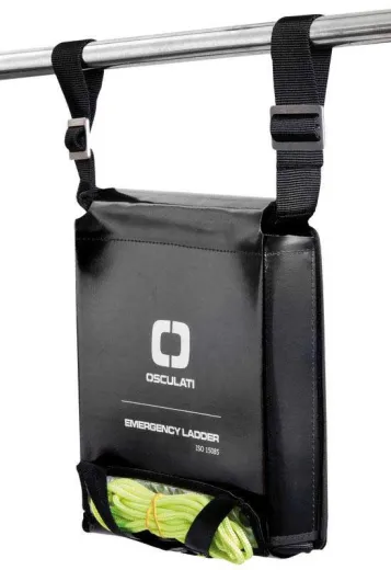 Notleiter (11, schwarz, 250 mm, 3300 mm, 280 x 254 x 60 mm)