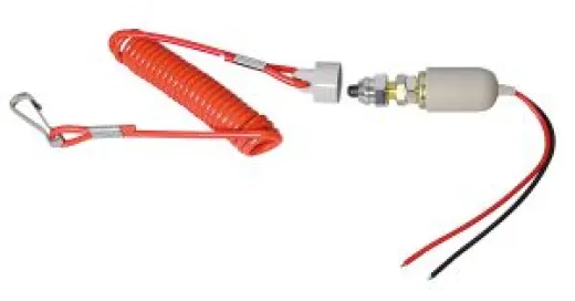 Notstopschalter Zünd.grau + SPIRAL