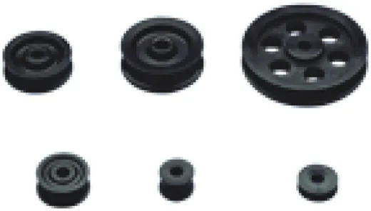 Nylon Scheibe Ø53mm, H=15,6mm, Loch Ø8,2mm