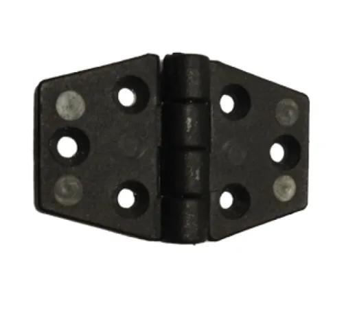 Nylonscharnier, 60x40mm, Schwarz