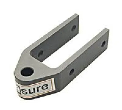 oberer Ruderbeschlag 25mm Alu schwarz 10mm pin