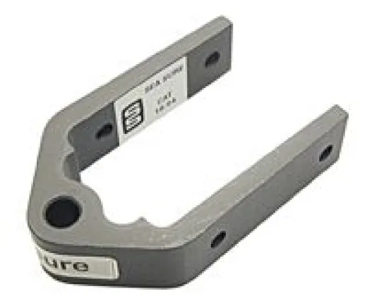 oberer Ruderbeschlag 54mm Alu schwarz 10mm pin