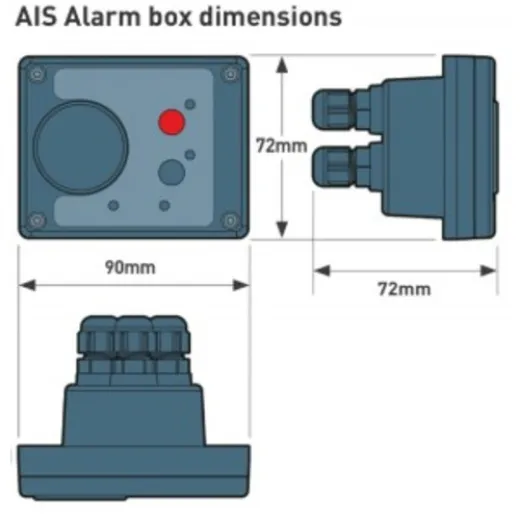 OceanSignal AIS Alarm Box, wasserdicht