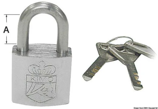 Padlock, 4 Stück