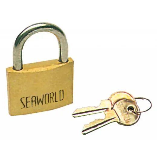 Padlock Bronze und Edelstahl Halterung