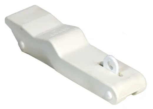 Peak Elastic Antivibrating Latch W/O Padlock Holder 150x36 White