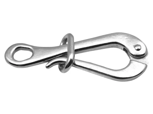Pelikanhaken mit Auge 150mm