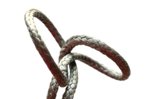 PES Hohlgeflecht Jackline 4mm grau