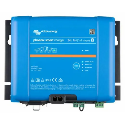 Phoenix Smart IP43 Charger - 16A 12V mit 2 Ausgängen