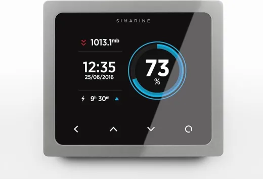 PICO panel mount (Silber, 108,5 x 94 x 10 mm, 6 - 35V DC)