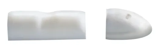 Plastik Endstück Für Scheuerleiste 'Radial 40', Hellgrau