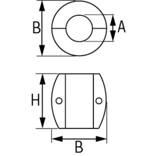 PLASTIMO ANODE SHAFT BALL 70MM
