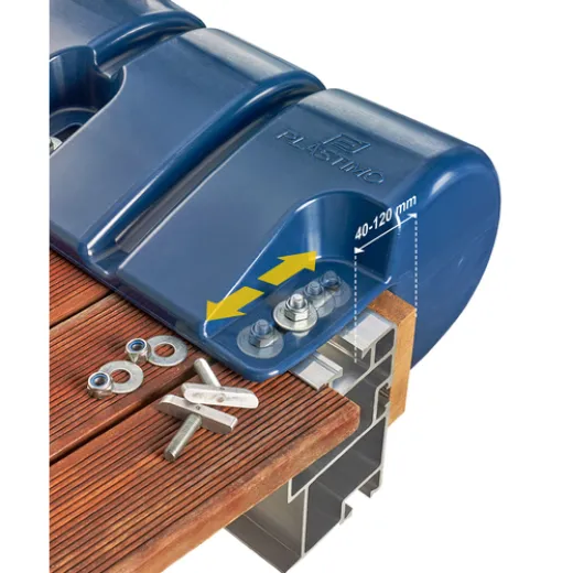 PLASTIMO BUMPER FÜR PONTON WEISS 90x30